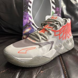 Puma Melo Mb.01 “Rock Ridge” Grey/Red Sz. 11